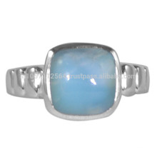 Belle pierres précieuses Larimar et argent sterling Créé par des créateurs